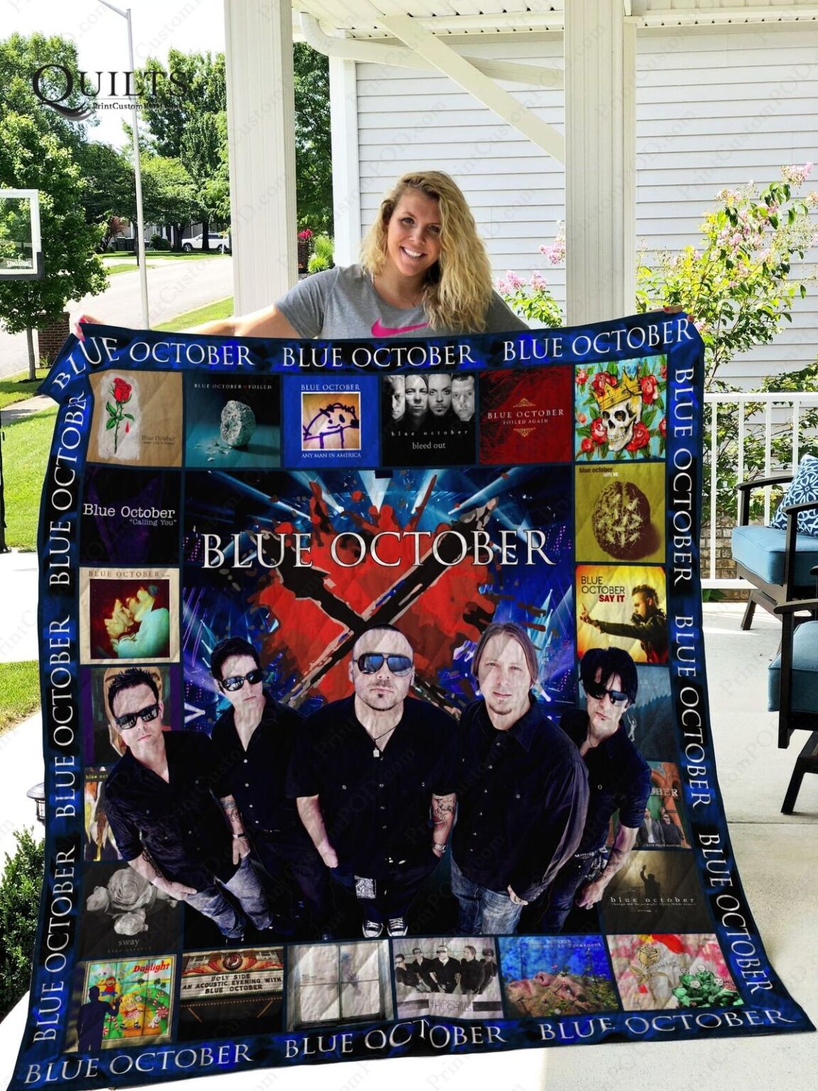 Blue October Quilt 1 Blue October Quilt