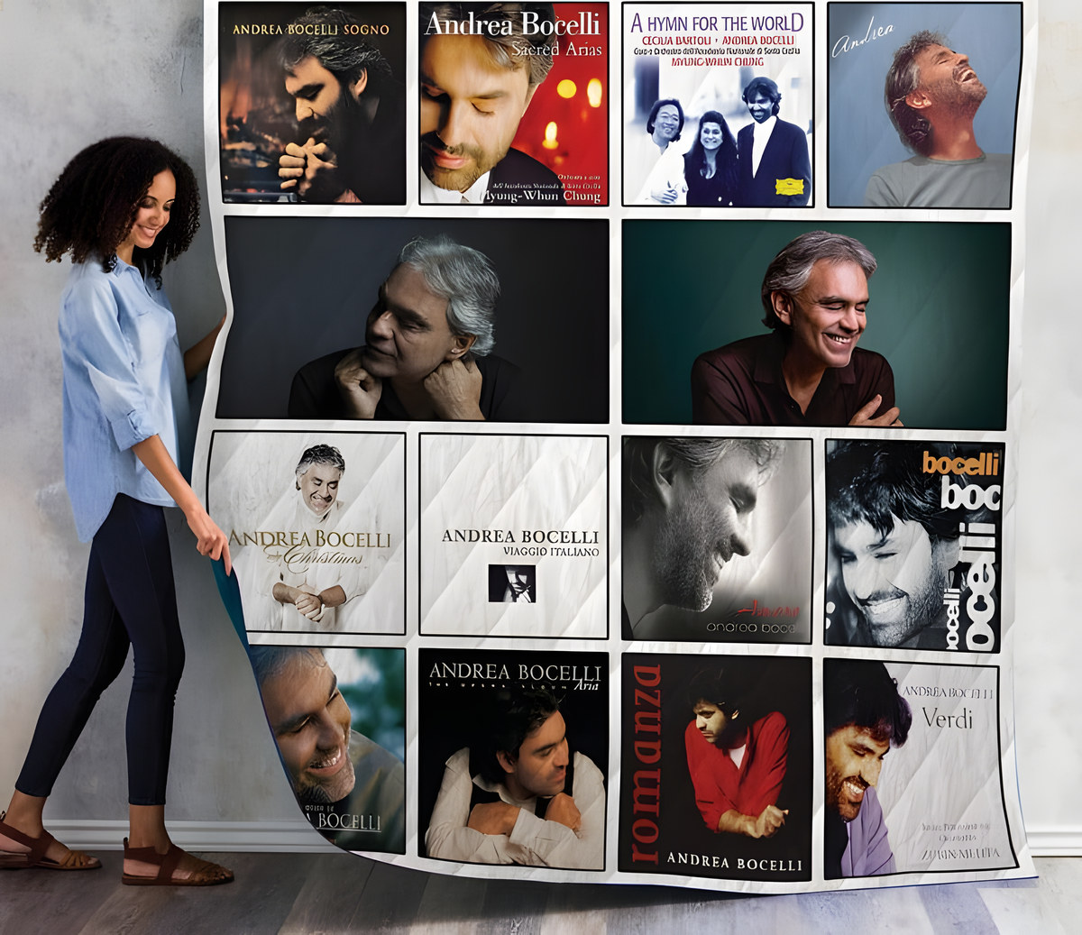 Andrea Bocelli Lover Quilt