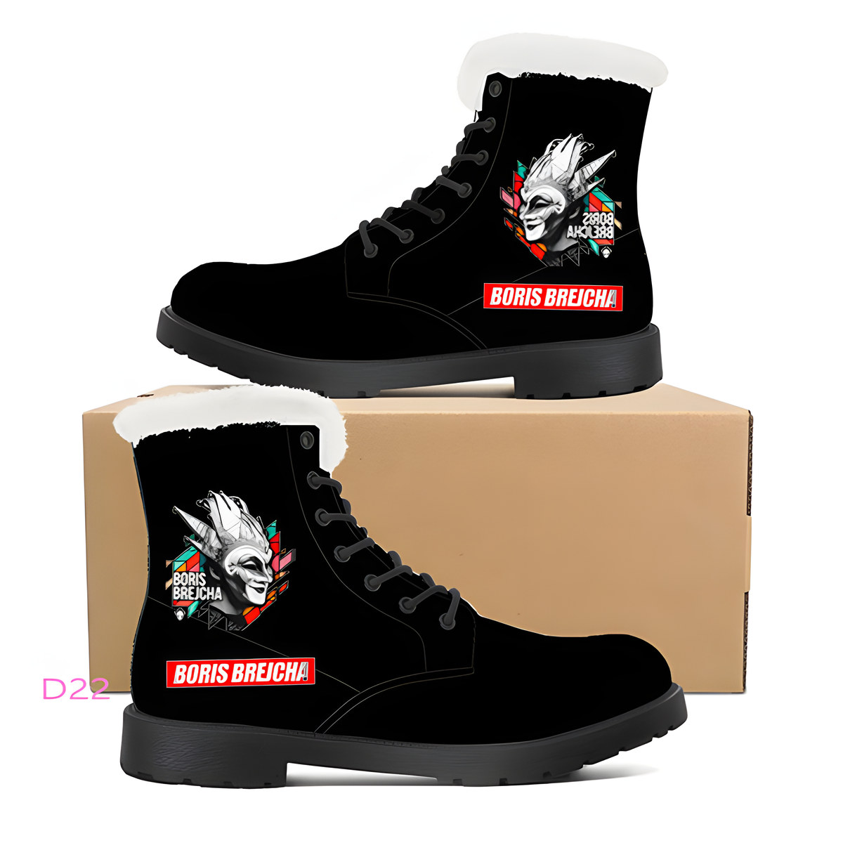 Boris Brejcha Leather Boots 1 Boris Brejcha Leather Boots