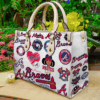 Atlanta Braves Lover Leather Handbag