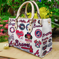 Atlanta Braves Lover Leather Handbag