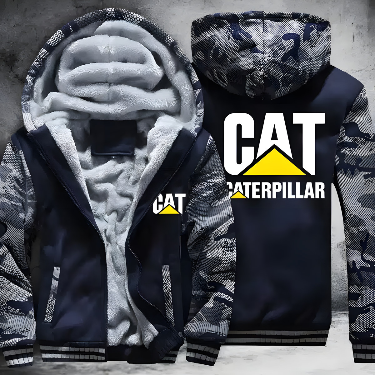 Caterpillar Camo Fleece Jacket