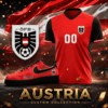 Austria Custom Name Soccer Jersey Shirt and Air Force Shoes