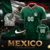 Mexico Custom Name Soccer Jersey Shirt and Air Force Shoes