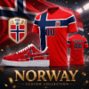 Norway Custom Name Soccer Jersey Shirt and Air Force Shoes