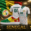 Senegal Custom Name Soccer Jersey Shirt and Air Force Shoes