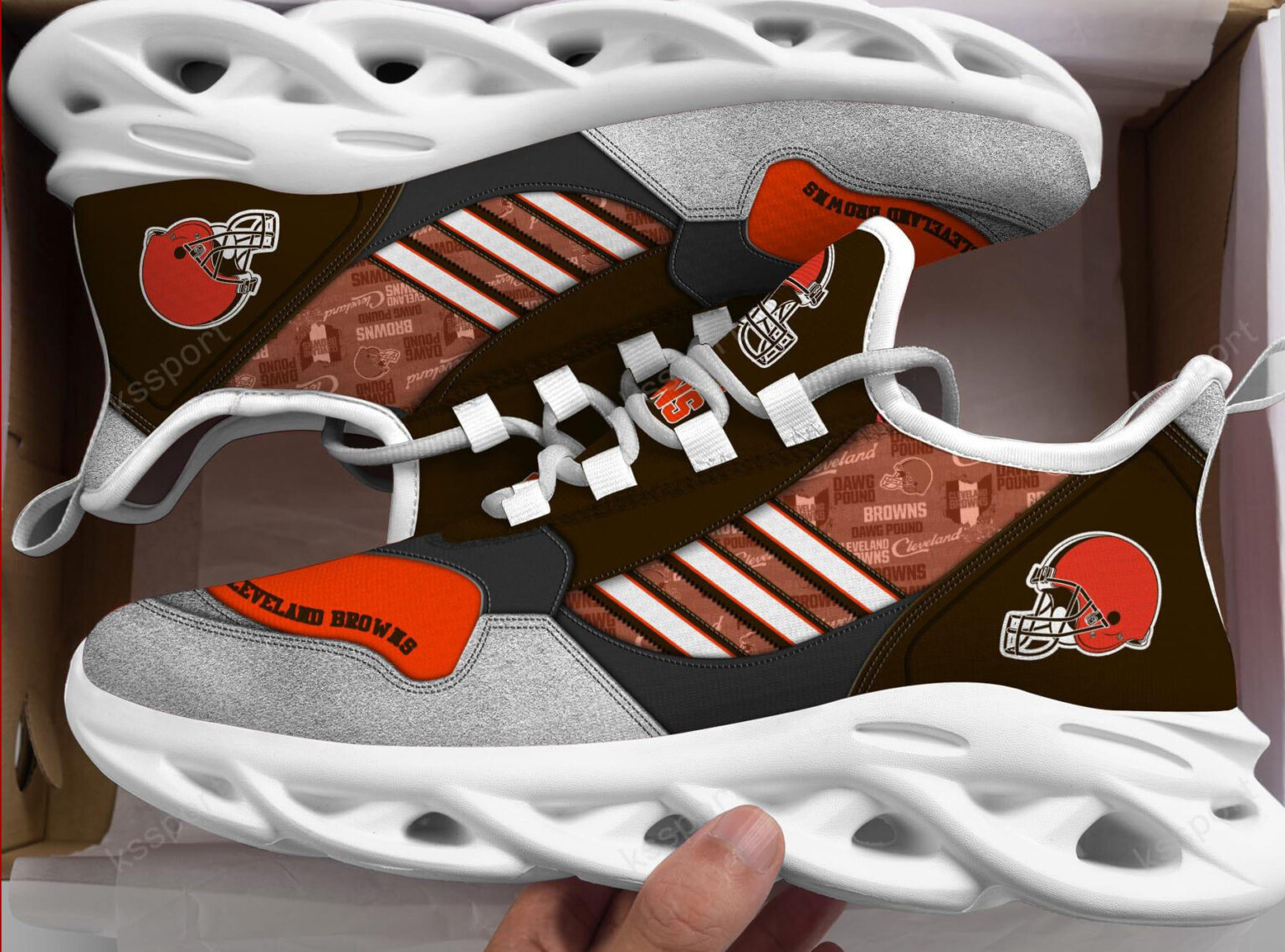 Cleveland Browns Max Soul Shoes 1 Cleveland Browns Max Soul Shoes
