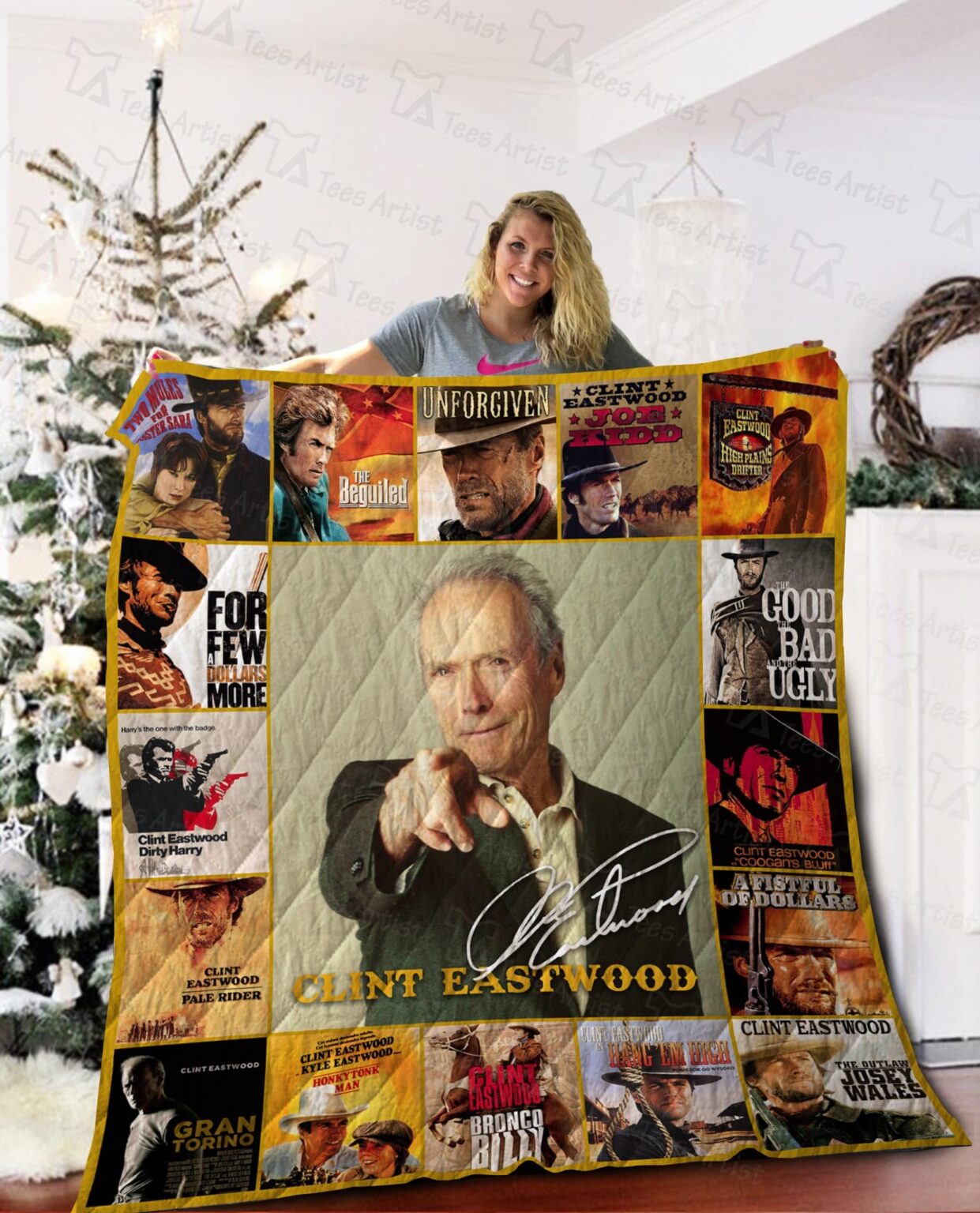 Clint Eastwood Quilt 1 Clint Eastwood Quilt