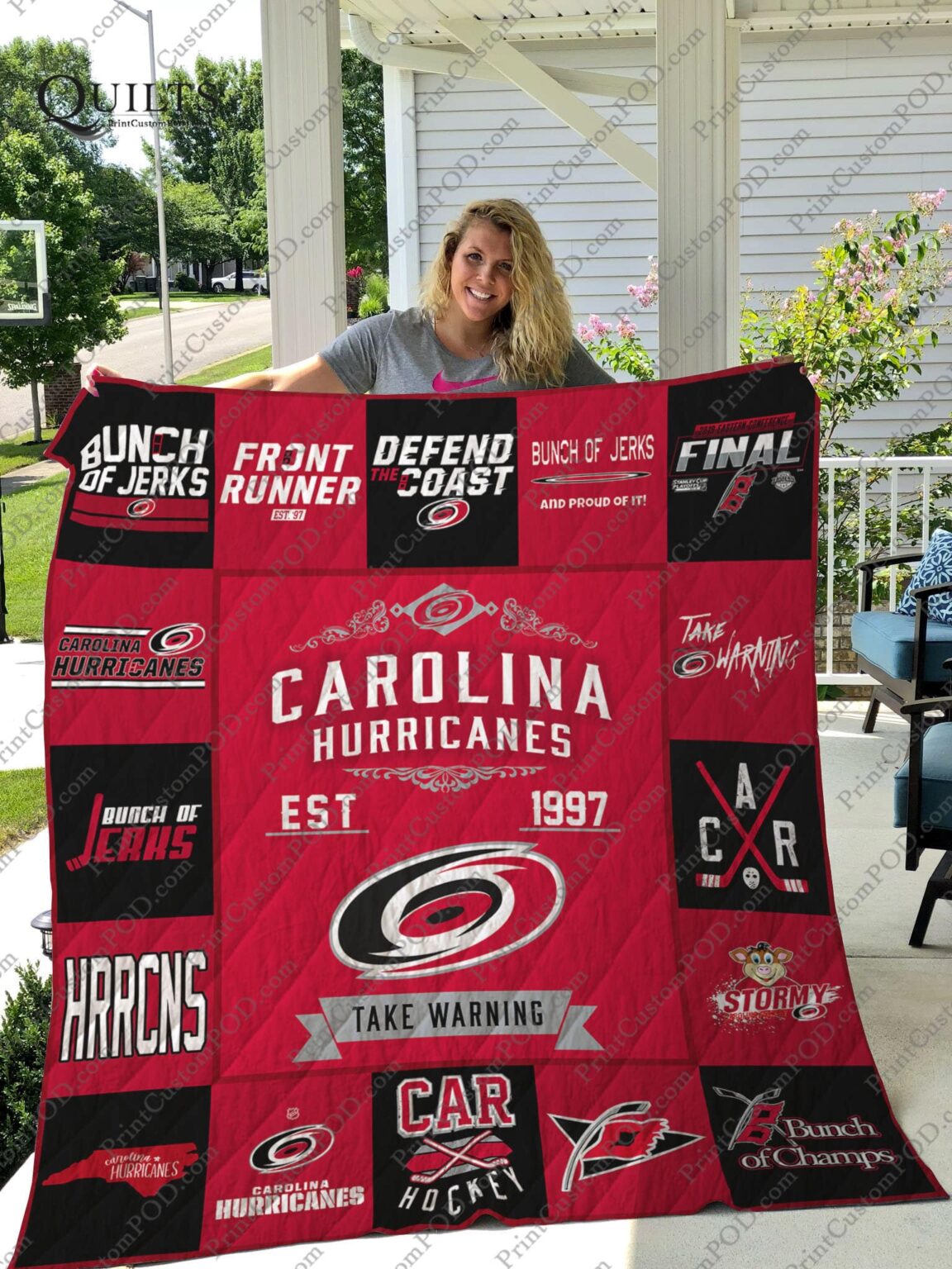 Carolina Hurricanes 1 Quilt 1 Carolina Hurricanes 1 Quilt