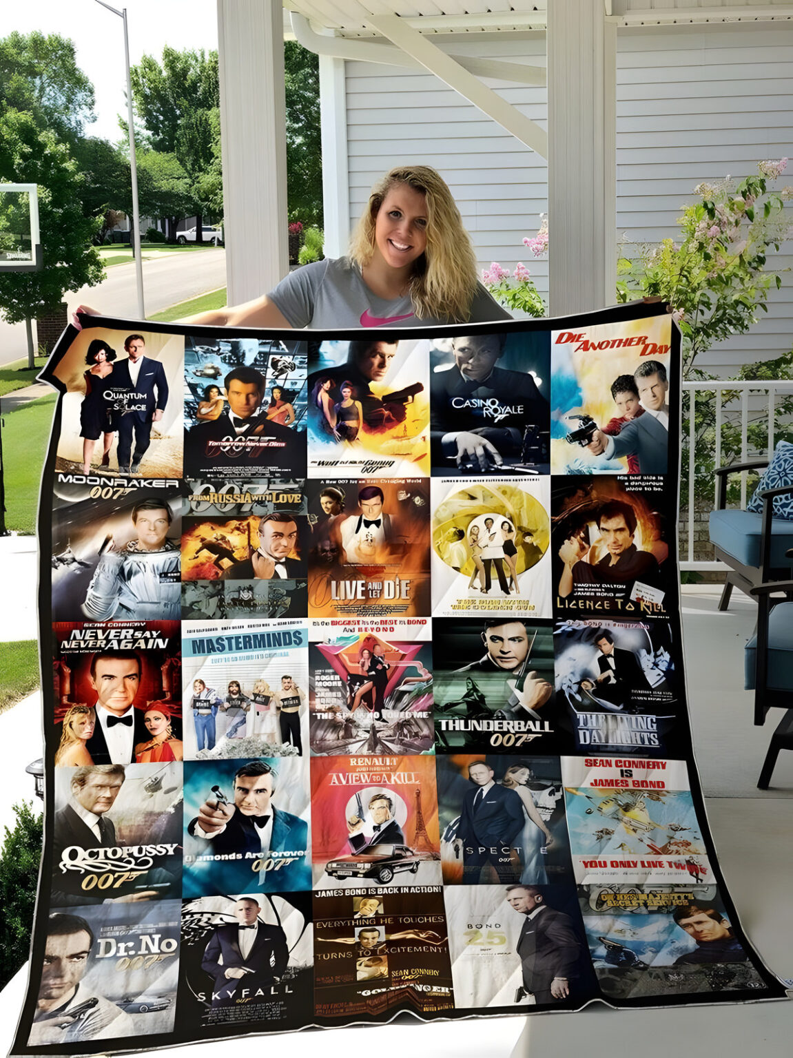 Daniel Craig 007 Quilt 1 Daniel Craig 007 Quilt