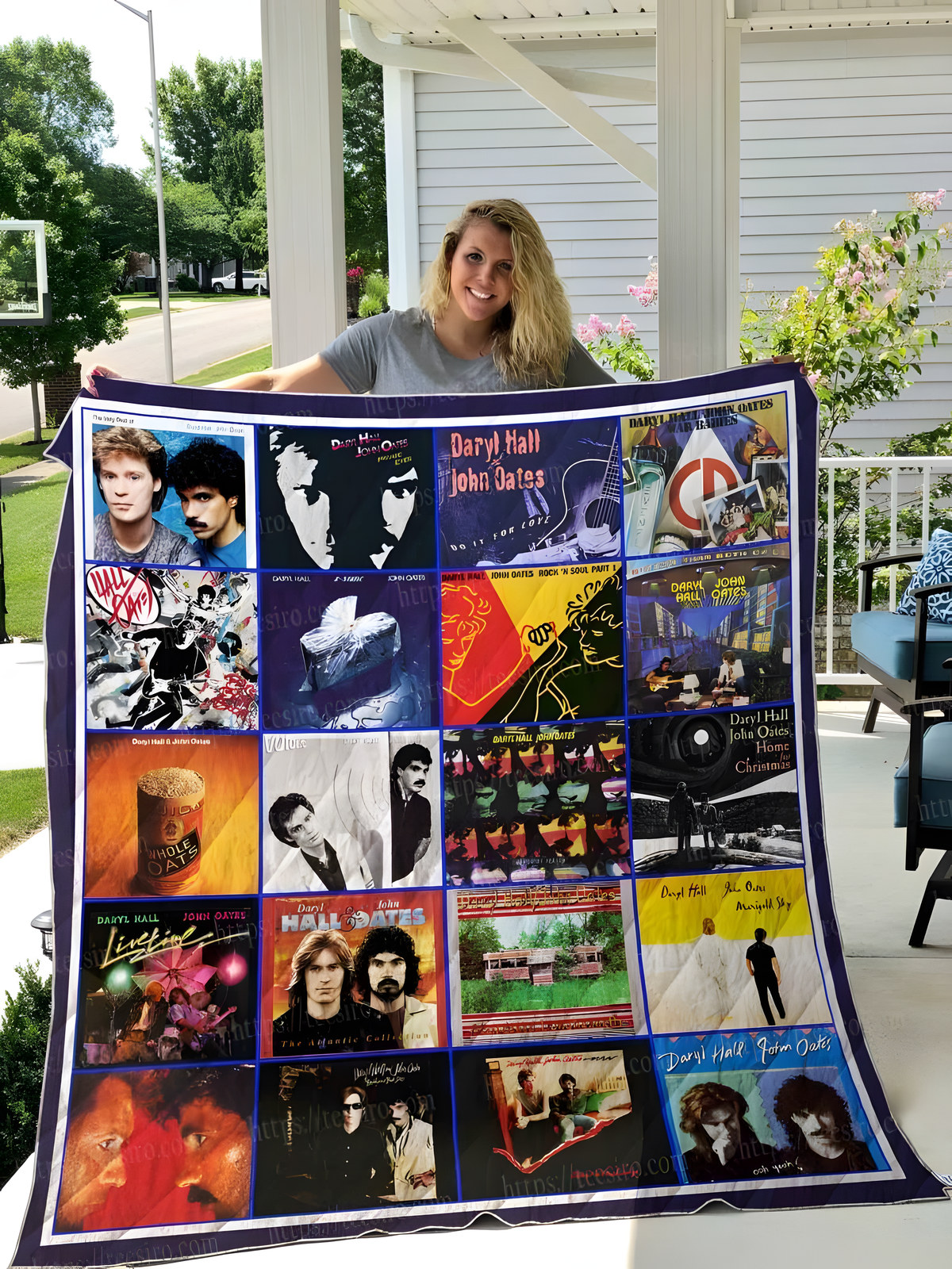 Daryl Hall & John Oates Band Quilt