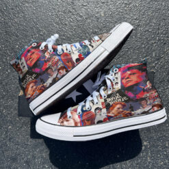 David Bowie 1 High Top Shoes