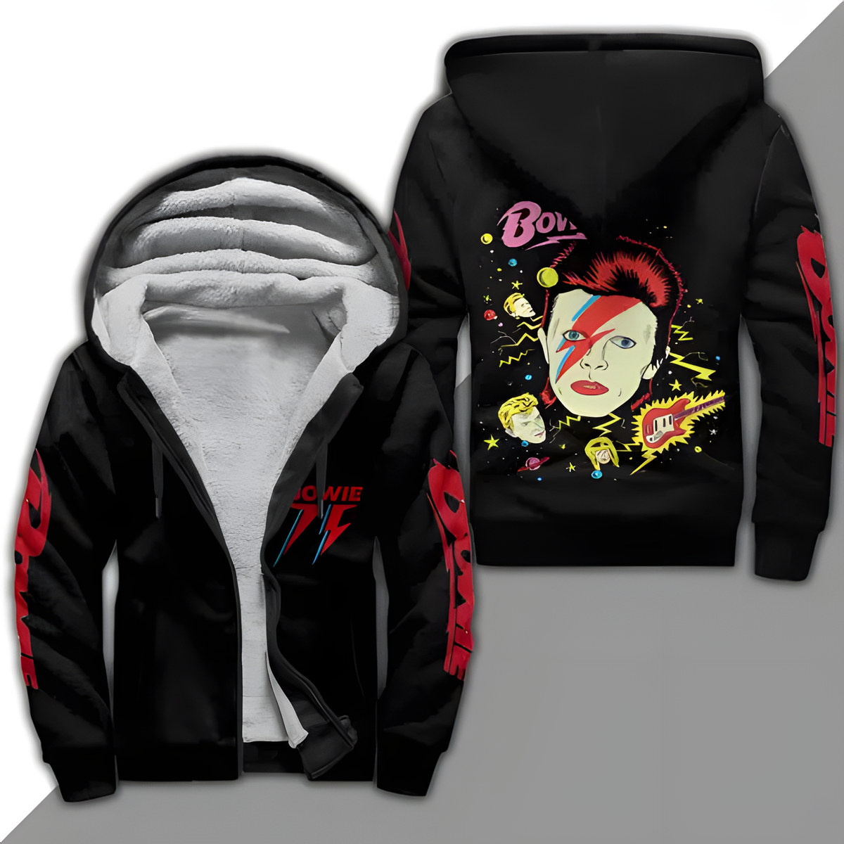 David Bowie Fleece Jacket