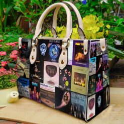 Deep Purple Leather Handbag