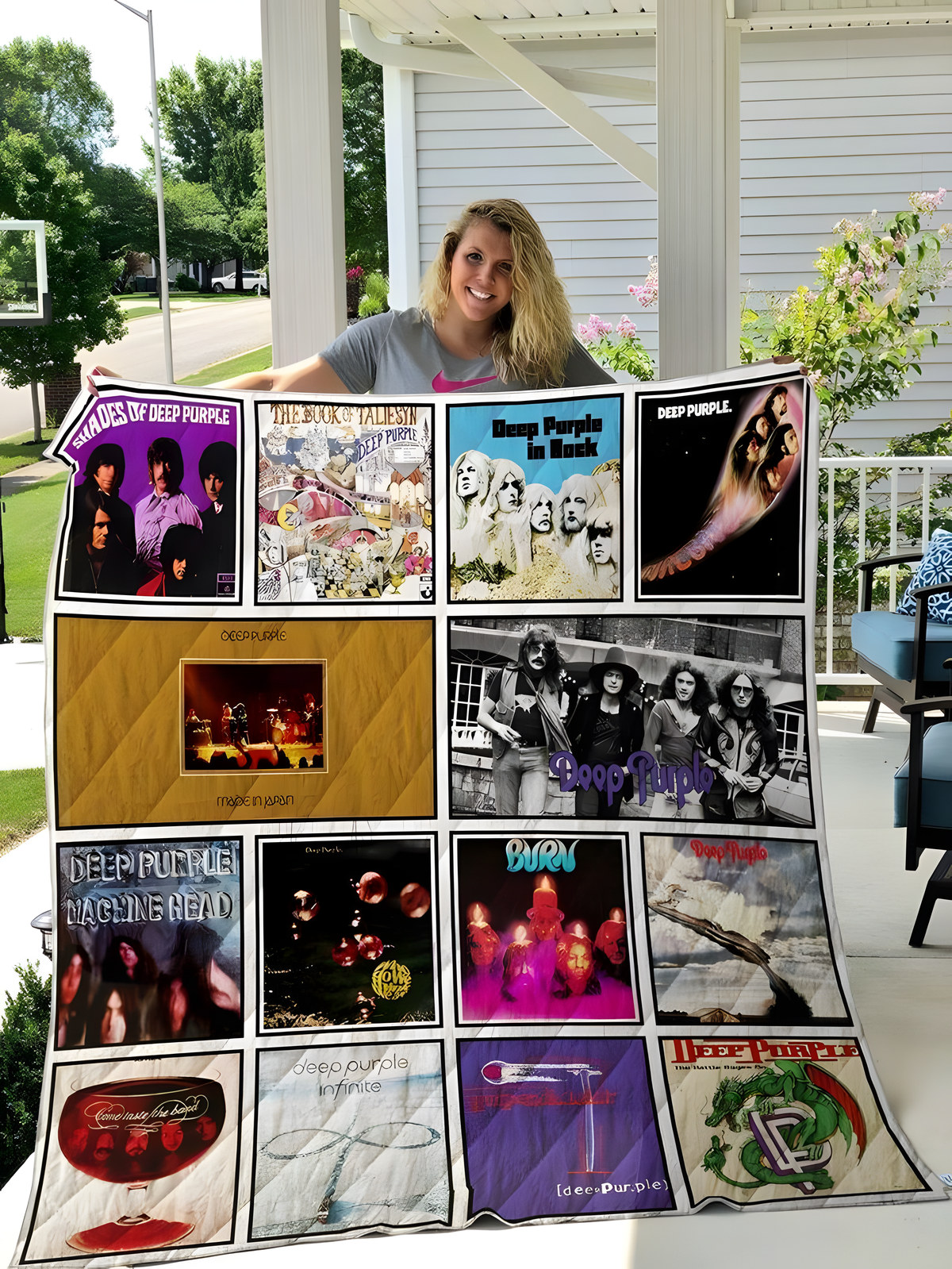 Deep Purple Band Quilt