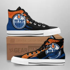 Edmonton Oilers High Top Shoes