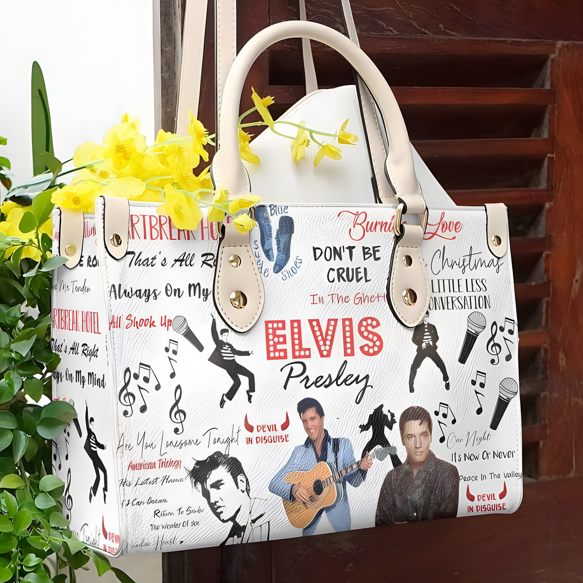 Elvis Presley Elvis Presley Leather Handbag