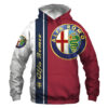 Alfa Romeo A 1 Zip Hoodie 3D