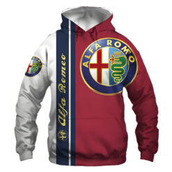 Alfa Romeo A 1 Zip Hoodie 3D