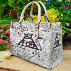 Fall Out Boy 5 Leather Handbag
