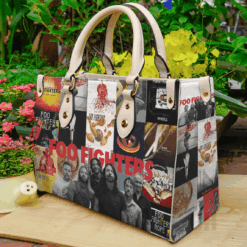 Foo Fighters Leather Handbag