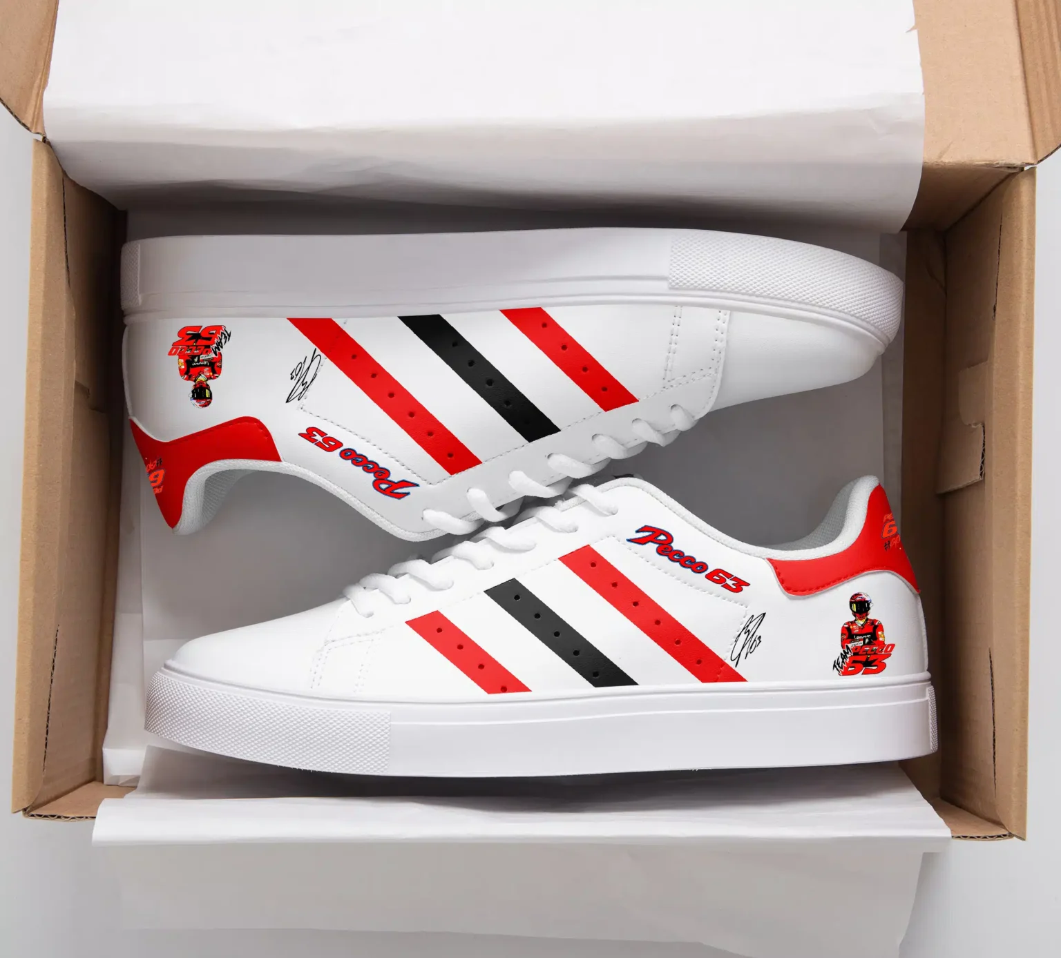 Francesco Bagnaia Stan Smith Shoes 1 Francesco Bagnaia Stan Smith Shoes