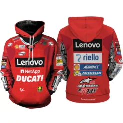 Francesco Bagnaia 1G Zip Hoodie 3D