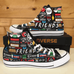 Friends Tv High Top Shoes