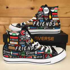 Friends Tv High Top Shoes