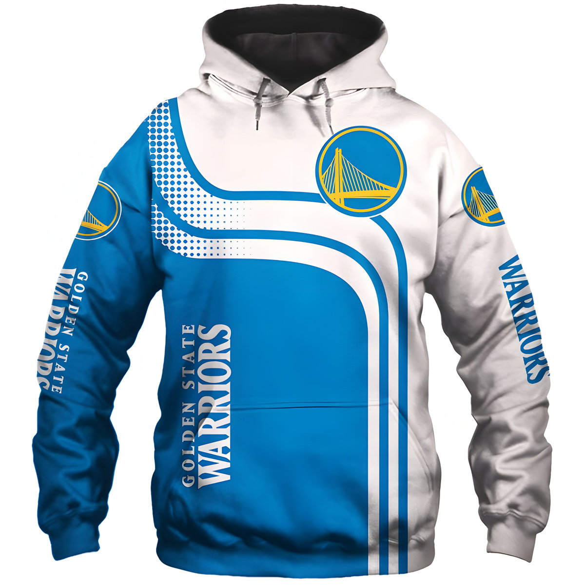Golden State Warriors 1 Zip Hoodie 3D