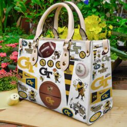 Georgia Tech Yellow Jackets Leather Handbag