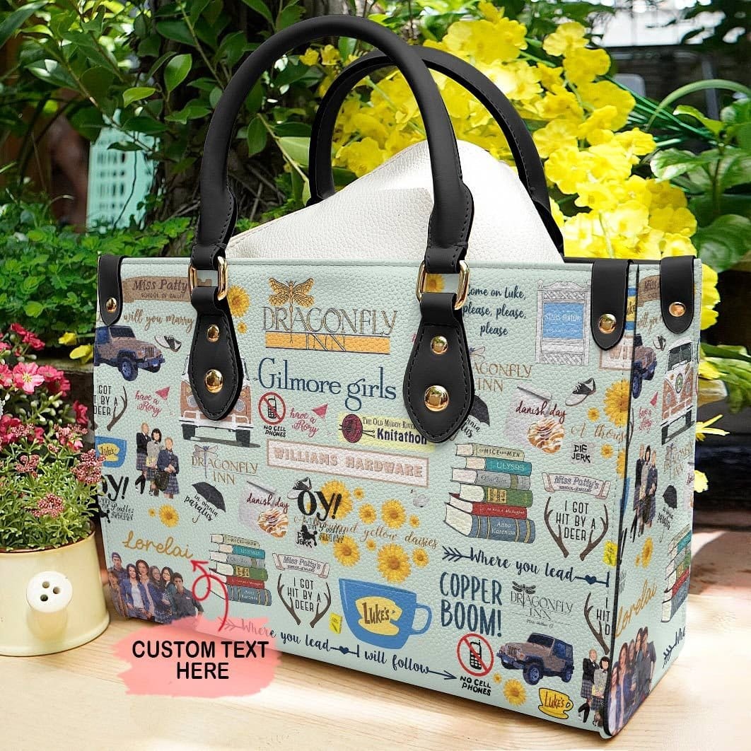 Gilmore Girls Custom Leather Handbag 1 Gilmore Girls Custom Leather Handbag