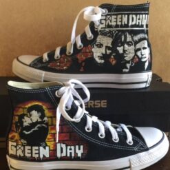 Green Day High Top Shoes