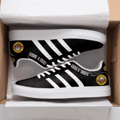 Guns N’ Roses Black Stan Smith Shoes
