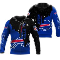 Buffalo Bills 1 Zip Hoodie 3D