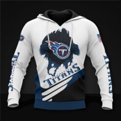 Tennessee Titans 1 Zip Hoodie 3D