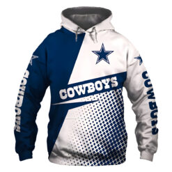 Dallas Cowboys Zip Hoodie 3D