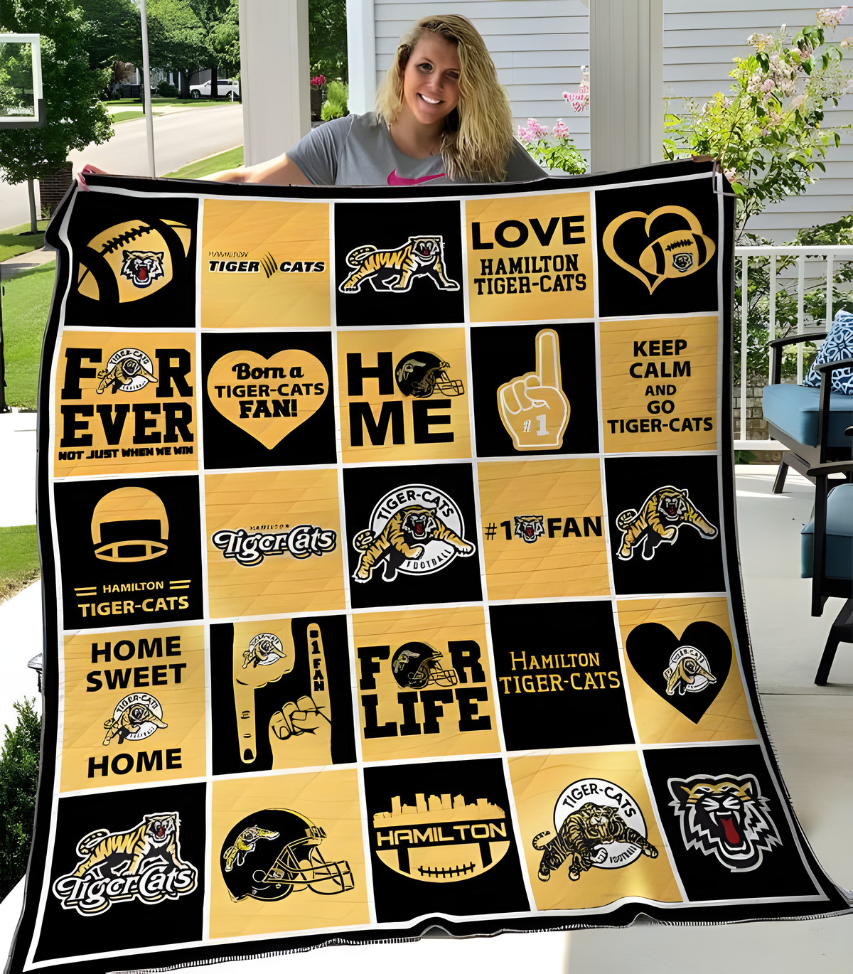 Hamilton Tiger Cats Quilt