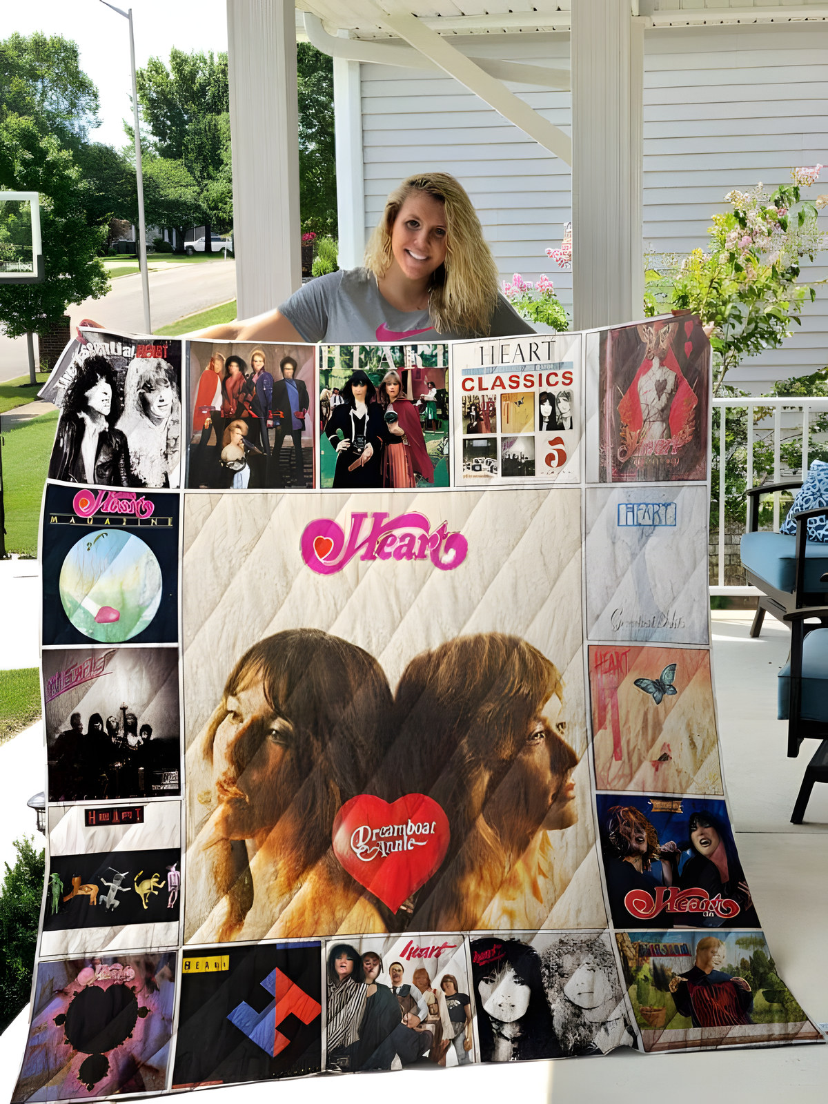 Heart Band Quilt