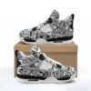 High Top Shoes Leather Sneaker