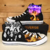 Deep Purple High Top Shoes