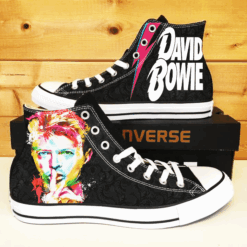 David Bowie 1G High Top Shoes