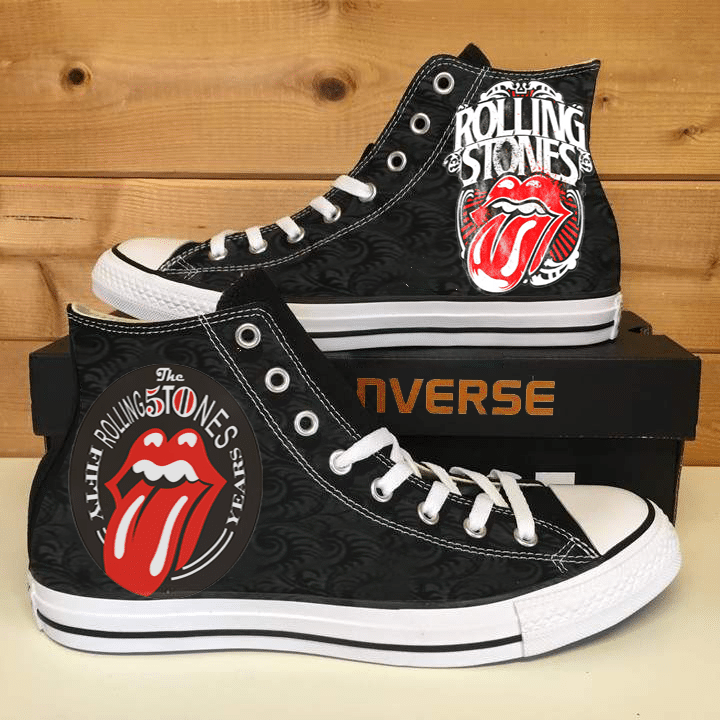 The Rolling Stones High Top Shoes 1 The Rolling Stones High Top Shoes