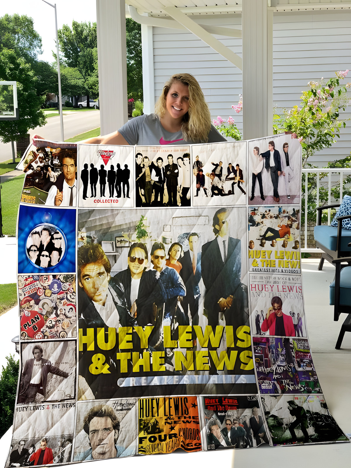 Huey Lewis And The News Quilt