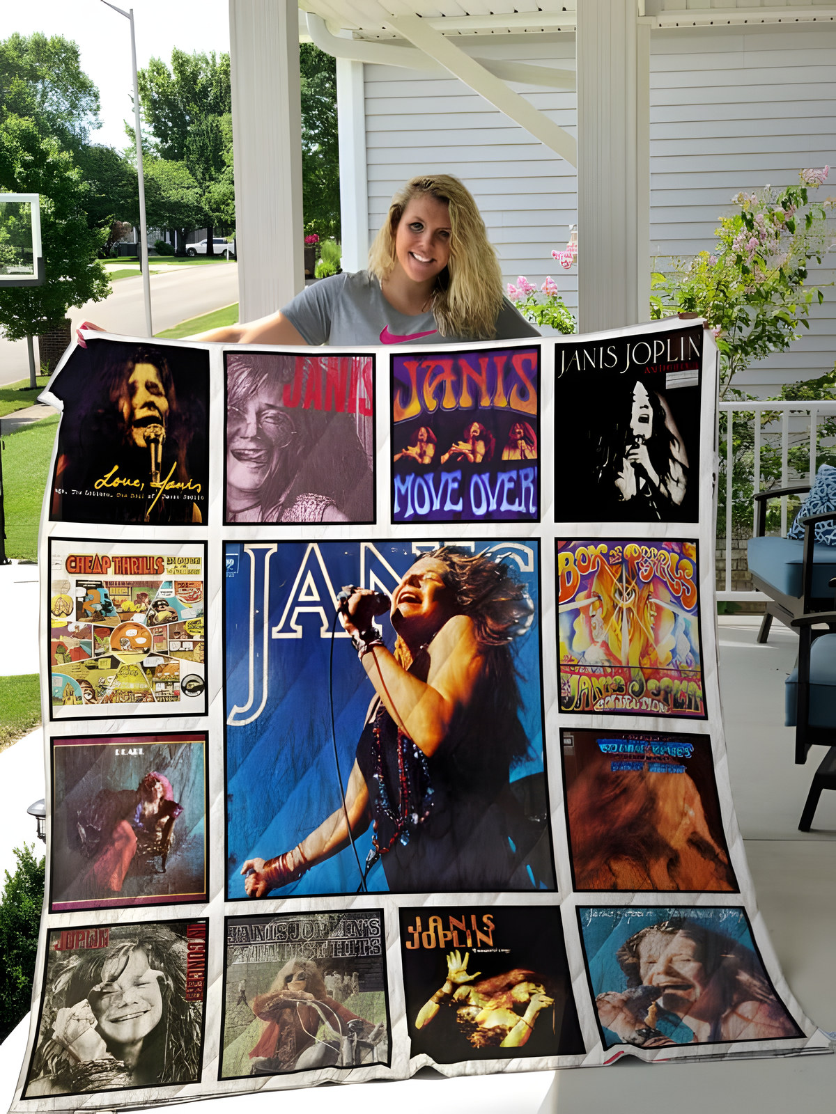 Janis Joplin Lover Quilt