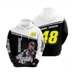 Jimmie Johnson Zip Hoodie 3D