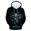 John Wick Zip Hoodie 3D
