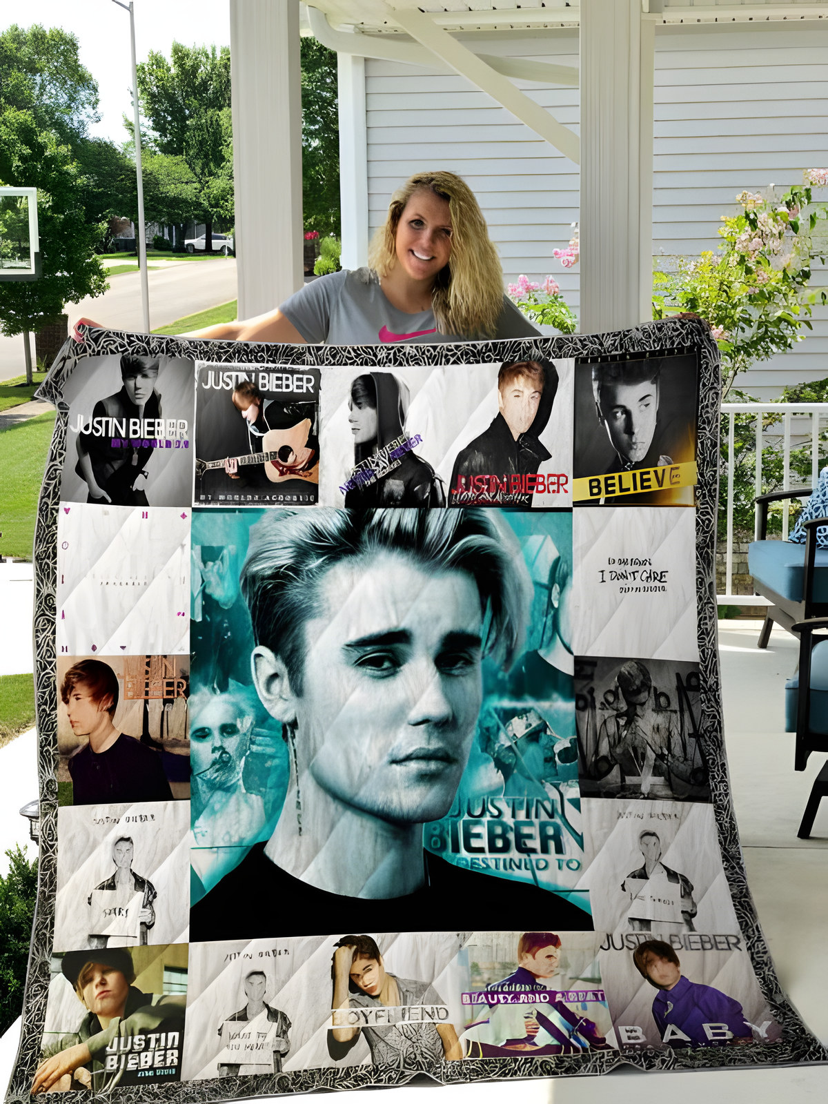 Justin Bieber Quilt