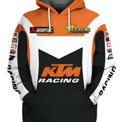 Ktm Racing Zip Hoodie 3D