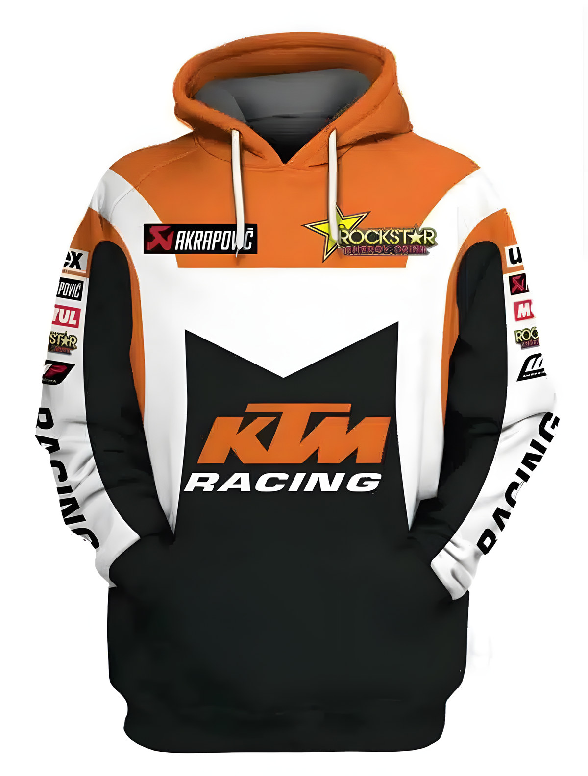 Ktm Racing Zip Hoodie 3D
